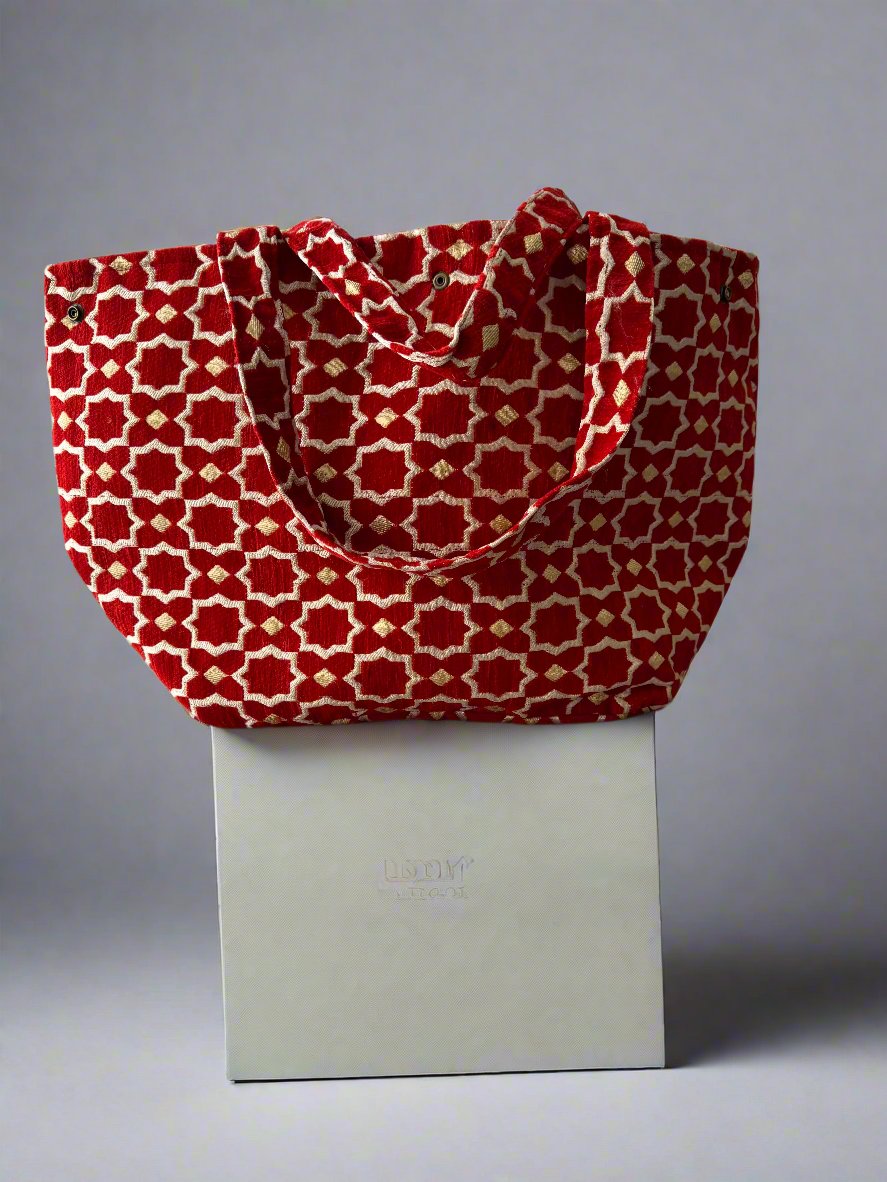 A Classy Velvet Tote