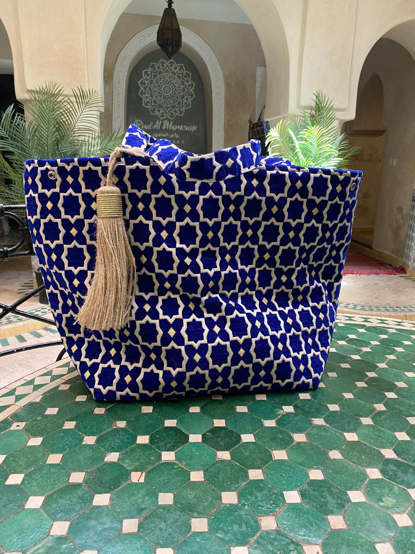 A Classy Velvet Tote